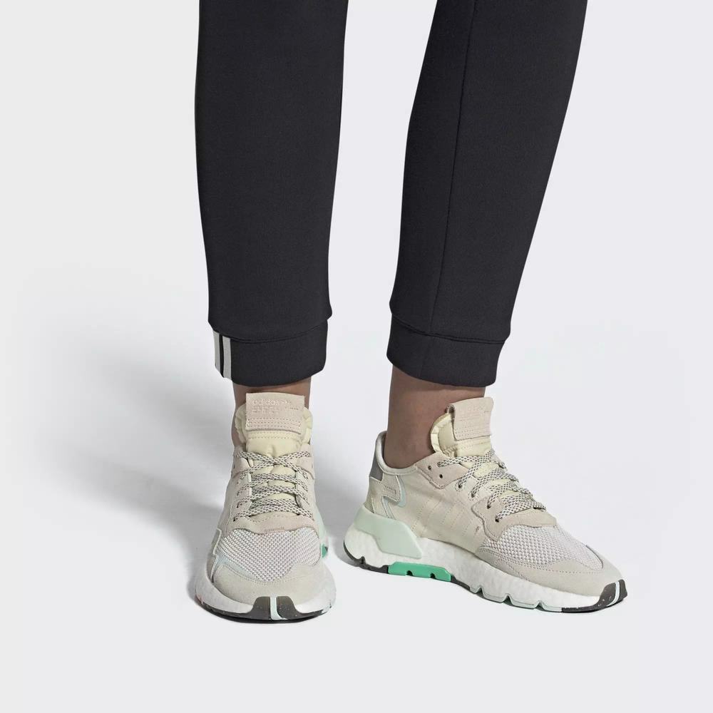 Adidas Nite Jogger W Tenis Blancos Para Mujer (MX-68254)